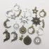 100g (About 80pcs) Craft Supplies Celestial Collection Charms Pendants for Crafting, Jewelry Findings Making Accessory for DIY Necklace Bracelet (...