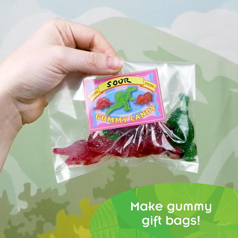 Thames & Kosmos Dinosaur Gummy Candy Lab, Tasty Labs STEM Experiment Kit, Make Your Own Dinosaur-Shaped Gummies, Explore Chemistry in Cooking, Saf...