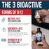 BioActive Vitamin B12 1000 mcg | Contains 3 BioActive B12 Forms Plus Methylfolate Cofactor - Methyl B12, Adenosyl B12 & Hydroxy B12 | Sublingual F...