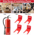 4 Pack Universal Fire Extinguisher Bracket, Fire Extinguisher Mounts & Brackets is Modified to Fit a Wide Range of Extinguishers from 5 to 13 lbs,...