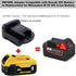 Adapter Compatible with Dewalt 20V Max Battery to Replacement for Milwaukee M18 18V Battery, DW18ML Adapter Compatible with Milwaukee 18V Cordless...