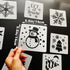 20 Pieces Stencil Template for Painting Reusable Animal Plant Stencil Spring Summer Winter Template, DIY Christmas Stencils for Painting on Wood W...