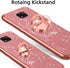 nancheng for Moto G Power 2021 Case, Glitter Luxury Sparkles Soft TPU Silicone Slim Cute for Women Girls with Kickstand, Bling Diamond Ring Stand ...