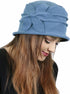 Fleece Flower Cloche Hat for Women Cancer Headwear Chemo Ladies Head Coverings...