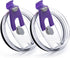 30oz Tumbler Lids,Replacement Lids for 30oz Yeti Tumbler, Ozark Trail and More,2 Pack Spill Proof Lids,Cover for 30 OunceTumbler,Cup (Dark Purple)...