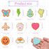 40 Pcs Cute Chenille Embroidered Stick on Patches,Self Adhesive Glitter Chenille Rainbow Heart Iron Letters Patches Applique Sew Fabric Stickers f...