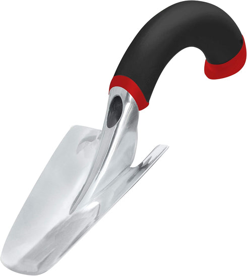 Radius Garden 10011 Ergonomic Aluminum Hand Trowel, Red...