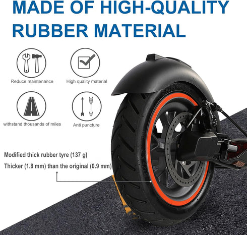 8.5 Inches Scooter Inner Tube, 50/75-6.1 Inflated Inner Tubes for Hiboy S2 Xiaomi M365 Pro 2 Gotrax GXL V2, 8 1/2 Thicken Rubber Wheels for Gas Sc...