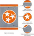Evergreen Flag Tennessee Tri Star, Grey Garden Applique Flag | Patriotic Garden Flag 12x18 Double Sided | Small Garden Flags For Outside | All Sea...