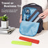 4 Pack Portable Travel Toothbrush Case, Transparent Breathable Plastic Toothbrush Holder for Home, Travel, Business, Camping, School...