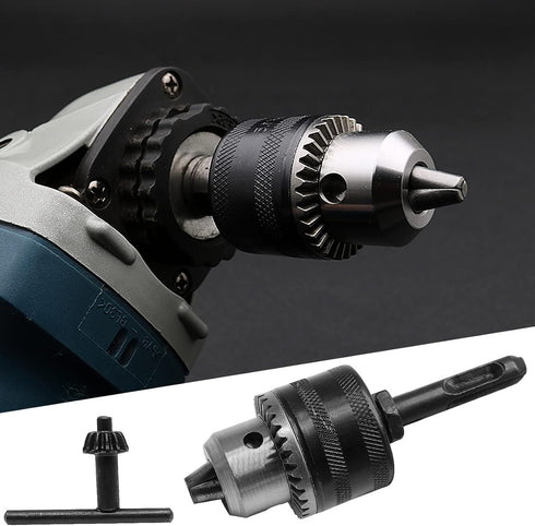1.5-13mm Drill Chuck for Impact Driver, 3-Jaw Chuck SDS Shank Drill Chuck Adapter 1/2-20UNF Mount Impact Driver Adapter, Quick Change Hammer Drill...