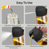 2 in 1 Oil Dispenser and Oil Sprayer, 470ml Oil Dispenser Bottle Spray and Pour, Glass Olive Oil Sprayer for Cooking, Food-Grade Oil Spray Bottle ...