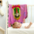 Linzy Plush Virgin Mary Our Lady of Virgen de Guadalupe Baby Double Blanket, Super Soft Baby Double Blanket (50x40 Inch), Pink, 62312...