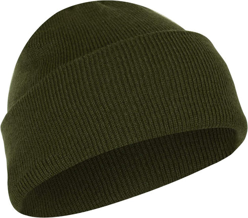 Rothco Deluxe Fine Knit Watch Cap – Warm Beanie Hat for Winter Activities and Outdoor Adventures – Olive Drab...