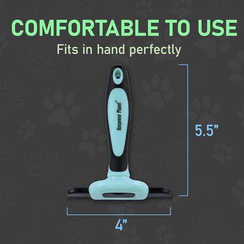 Maxpower Planet Pet Grooming Deshedding Dog Brush - Cat and Dog Deshedding Brush Tool - Deshedder for Dogs Comb - Dog Brush Short Hair and Medium ...