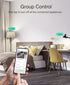 GHome Smart Mini Plug, Wi-Fi Outlet Socket Compatible with Alexa and Google Home, Remote Control with Timer Function, No Hub Required, ETL FCC Lis...