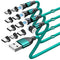 Magnetic Charging Cable (4Pack, 3.3ft/3.3ft/6.6ft/6.6ft)/360°&180° Rotating Magnetic USB C Charging Cable with LED/Magnetic Charger Cable/Magnetic...