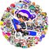 Splatoon Game Stickers for Kids and Teen, Cool Cartoon Game Splatoon Stickers for Water Bottle, Skateboard, Phone, Laptop, Bicycle, Travel Case, C...