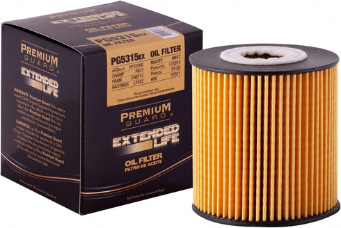 PG PG5315EX EXtended Performance Oil Filter1999-04 Volvo C70, 2000-04 S40, 2001-09 S60, 1999-00 S70, 1999-10 S80, 1999-04 V40, 1999-07 V70, 2003-0...