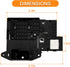 OEM EBF61315802 Washer Door Lock Switch Assembly - Exact for LG Front-Load washers & Kenmore 796-series Washing Machine,Replace EBF62534401 2667085 AP5672154 PS7792232 EAP7792232