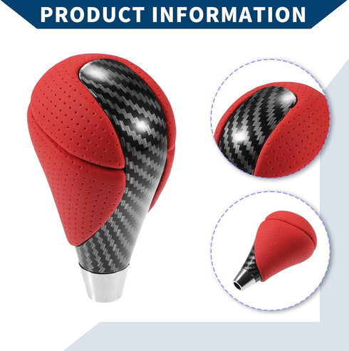 Automatic Gear Shift Knob for Lexus ES300h 2013-2015 Front Automotive Gearbox Stick Shifter Lever Knob/Durable Plastic Faux Leather / 1 Pcs Black...