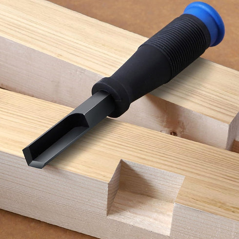 Right Angle Chisel, Squaring Corner Chisel ChromeSteel TPR Handle, Timber Framing Corner Chisel and Quickly Square Up Rounded Corners for Woodwork...