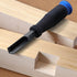 Right Angle Chisel, Squaring Corner Chisel ChromeSteel TPR Handle, Timber Framing Corner Chisel and Quickly Square Up Rounded Corners for Woodwork...