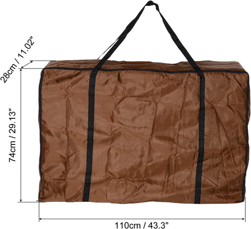 PATIKIL Chair Storage Bag, Waterproof Folding Lounge Chair Cover Carrying Case for Outdoor Camping Chair Beach Chaise Zero Gravity Chair, Brown...