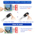 DieseRC 433Mhz Universal Wireless Remote Control Switch DC 12V 1CH RF Relay Receiver Module with 5 Transmitters EV1527 Learning Code Remote Switch...