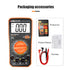 Ruoshui 9205D Digital Multimeter Voltage Tester Volt Meter - DC/AC Current Measurement | Large Screen Display | Overload Indication | Capacitance ...