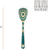 Baltique Mykonos Collection 12-1/2" Wooden Cooking Spoon, Safe for Nonstick...