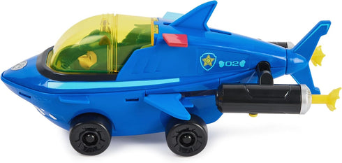 Paw Patrol Aqua Pups, Chase Transforming Shark Vehicle with Collectible Action Figure, Kids Toys for Ages 3 and up...