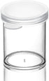 DecorRack 30 Plastic Mini Containers with Lids, 1oz, Craft Storage Containers for Beads, Glitter, Slime, Paint Pots or Seed Storage, Small Clear E...