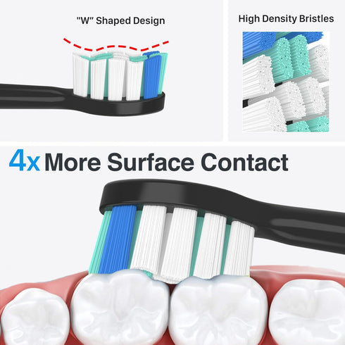 Replacement Toothbrush Heads for Philips Sonicare Replacement Heads, Brush Head Compatible with Phillips Sonicare Electric Toothbrushes C2, for Ph...