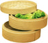 Happy Sales , Three Piece 6 Inch Bamboo Steamer...