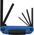 Eklind Tool 25161 Metric 7pc Ergo-Fold Hex Key Set 3mm to 10mm - Large, 6-Piece Set (3mm to 10mm)...