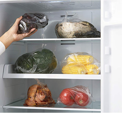9527 Product 12" x 16" Clear Plastic Produce Bag Food Storage bag on a Roll,350 bags one Roll...