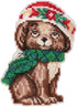 Puppy Counted Cross Stitch Ornament Kit Mill Hill 2019 Jim Shore JS201915...