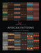 African Patterns: Scrapbooking, Design and Craft Paper, 40 sheets, 12 designs, size 8.5 "x 11", from Natalie Osliver...