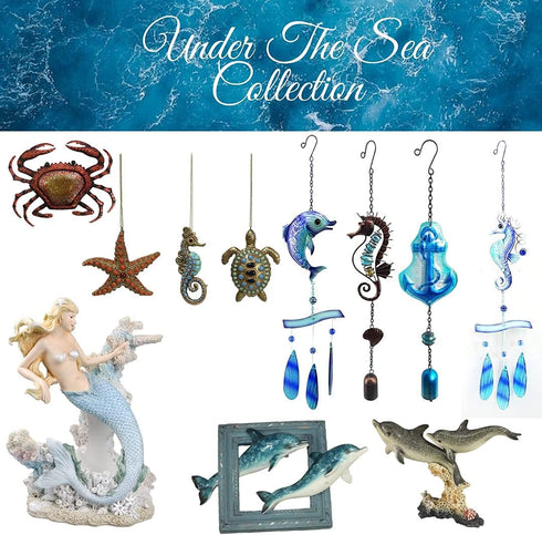 Comfy Hour Under The Sea Collection 7" Decorative Octopus Single Key Clothes Hook Wall Hanger, Polyresin...
