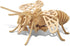 Puzzled 3D Puzzle Honeybee Wood Craft Construction Model Kit, Unique & Educational DIY Wooden Insect Toy Assemble Bee Model Unfinished Crafting Ho...