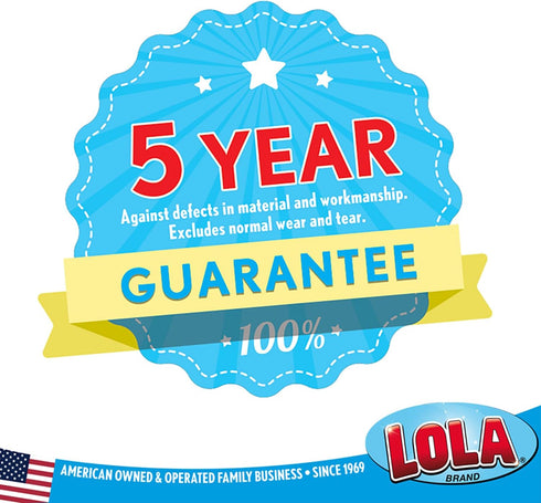 Lola Products Dish Brush w/Scraper, Durable Fiber Non-Scratch Bristles, Ergonomic Non-Slip Grip Handle, for Baked-on & Caked-on Messes, 1 Pack...