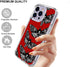Moth Skull Case Compatible with iPhone 15 Pro, Red Horror Moth Case for iPhone 15 Pro, Unique TPU Protective Phone Case......