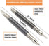 2-Piece Dual Head Nail Setter and Hinge Pin Punch Set, Hammerless 1/32?& 1/16?Spring Nail Set, 5000 PSI Striking Force Door Pin Removal Tool...