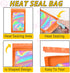 100 PCS Holographic Bags for Lashes, Candy, Small Baggies Sample Bag Smell Proof Packaging Bags for Jewelry, Present, Resealable Bags for Small Bu...