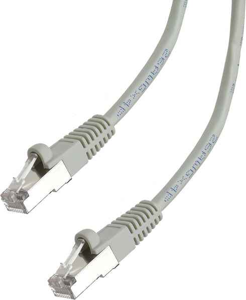 NTW Cat6 Ethernet Cable Shielded 25 FT Gray Plated RJ45 Connector Internet LAN Wire Cable Cord for Modem Router PC Mac Laptop PS5 PS4 Xbox 360 Pat...