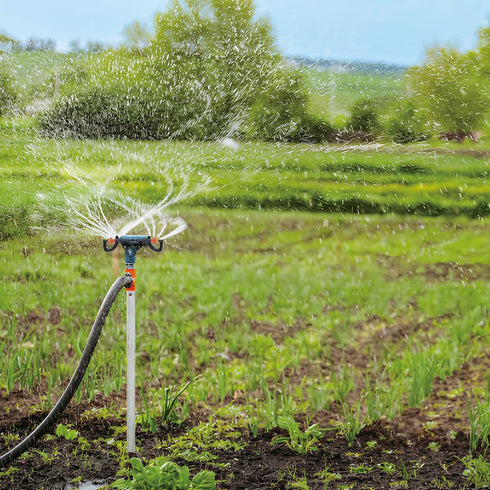 Refraction Spray Nozzle, G Type Atomizing Nozzles, Micro Rotary Tripod Nozzle Sprinklers Head Refractive Misting Irrigation Plant Rotating Sprinkl...