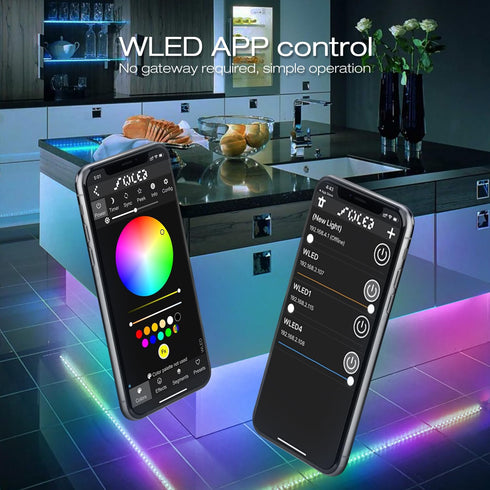 GLEDOPTO WLED ESP8266 Mini LED Controller DC12-24V RGB IC Digital Dynamic Light WS2811 WS2812 WS2812b SK6812 WS2815 Flexible DIY FCOB Addressable ...