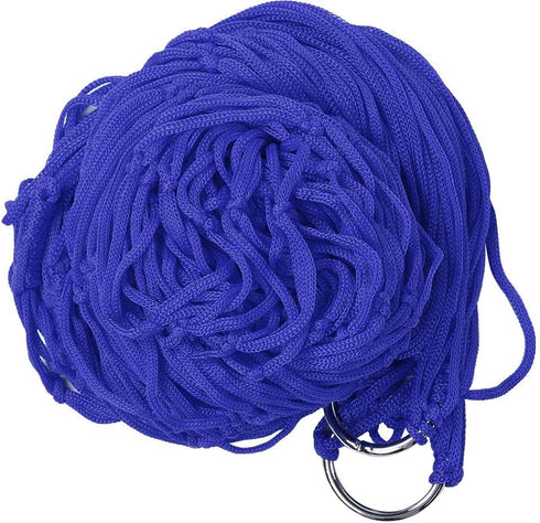 Mesh Hammock, Thick Camping Swing Hammock Safe for Picnic for Hiking(Blue)...
