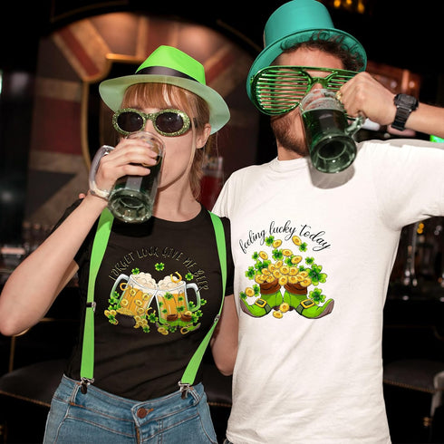 Cysincos Iron on Stickers Heat Transfer Decal Patches Vinyl for T-Shirt Clothing Hat Pillow Backpack DIY Craft Supplies (Patrick's Day-24pcs)...